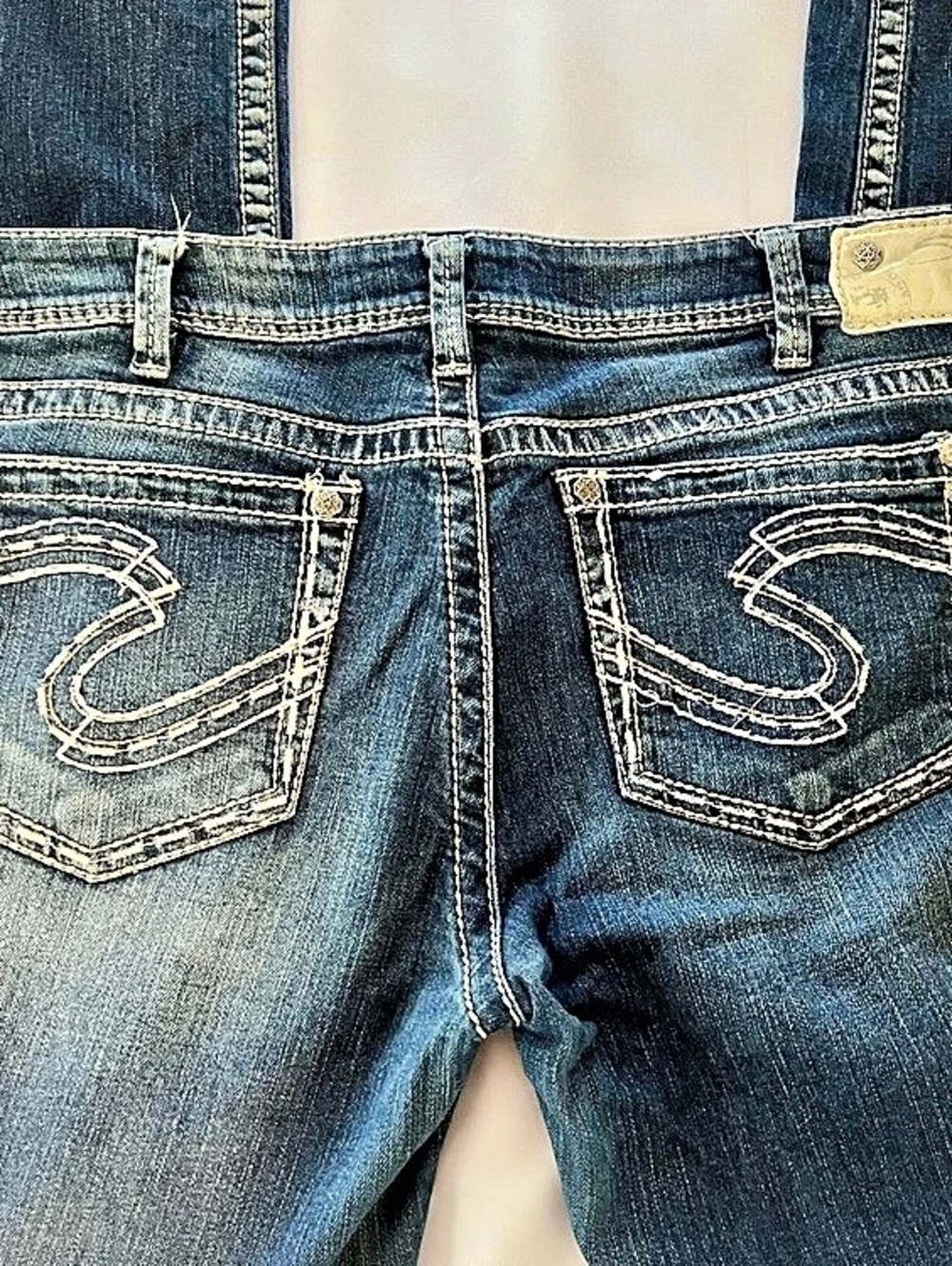 Silver Jeans Co. Aiko Baby Boot Jeans. Boot Cut Blue Waist 33